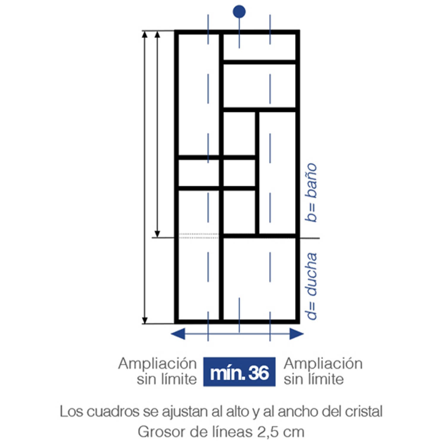 Producto para baño a medida con instalación profesional en Las Rozas